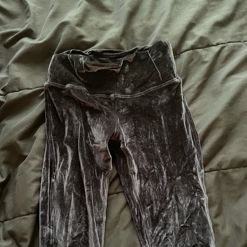 Suede full-length lululemon leggings